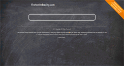 Desktop Screenshot of firstunitedrealty.com
